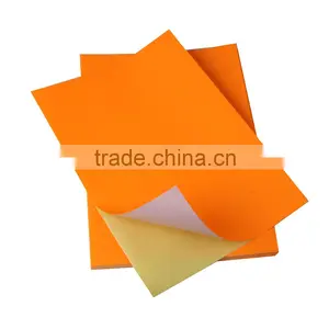 SINMARK Color Series Bright Orange Clear Vinyl Sticker Paper thumbnail-1