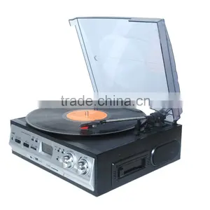 Belt-drive Turntable Player, Classic Phonograph, Record Player With Cassette thumbnail-5