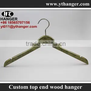 IMY-461 Green Cheap Wood Flat Hanger for Shirts thumbnail-2