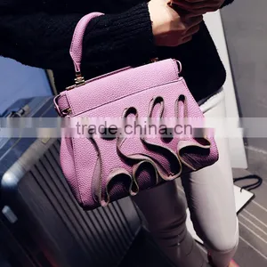 C22773B Vintage Styles Lady New Fashion Plain Colors Candy Colors Zipper Bags thumbnail-1