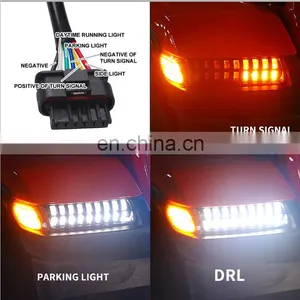 Fender Flares Daytime Running Light For Jeep Wrangler JL Fender Light With DRL Turn Signal Lamp thumbnail-2