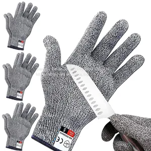 Breathable Cheap Price Level 5 Cut Resistant Gloves Kitchen Restaurants Sharps and Safety Protection Gloves thumbnail-1