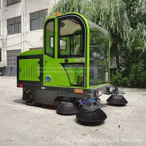Road Property Sanitation Vehicle Outdoor Garbage Sweeper Electric Sweeper Industrial Sweeper thumbnail-5