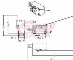 Direct Factory Price Latest Micro Switch With Three Pins thumbnail-3