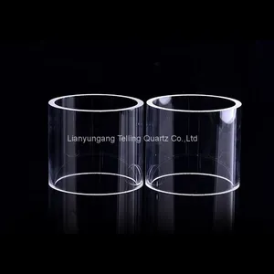 Cutting Transparent Quartz Glass Tube Large Diameter Quartz Tube thumbnail-1
