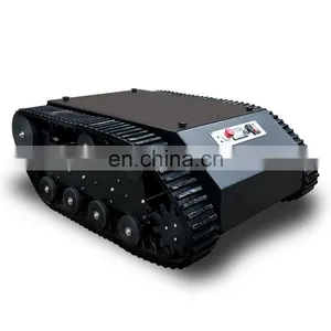 UGV Electric Car Military Vehicle Track Chassis Track Mini Undercarriage thumbnail-5