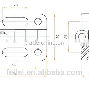 Cabinet Door Lock Hinge for Electric Box us thumbnail-6