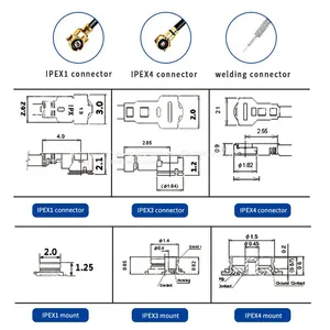 GPS GSM 3G 4G WIFI2.4G 5.8G LTE Internal Antenna Flexible Antenna Fpc Pcb Antenna Bulid in Antenna With Ipex Connector thumbnail-5