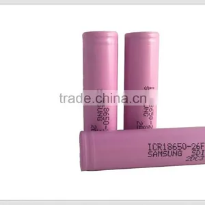 Original Samsung Inr18650-26f Batteries High Discharge 3.7v Battery Pack for Shaver thumbnail-6
