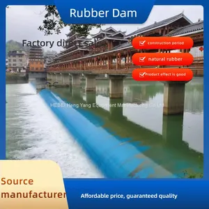 Blue Color Inflatable Rubber Dam thumbnail-1