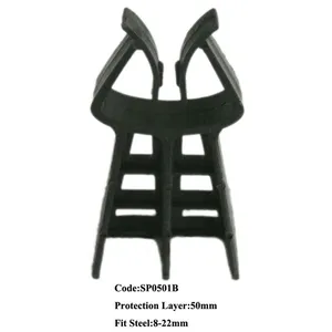 PP 50/65mm Platform Plastic Spacer Protective Layer of Reinforcing Steel Bar Applied in the Civil thumbnail-4