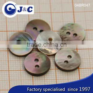 J&C Brown MOP Shell Buttons,pearl Shell Buttons for Fashion Shirt.BR047, BR051 thumbnail-1