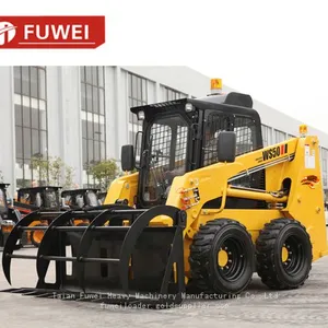 FUWEI MANUFACTURIING TOP QUALITY MULITI-FUNCTION SKID STEER LOADER LIKE BOBCAT thumbnail-2