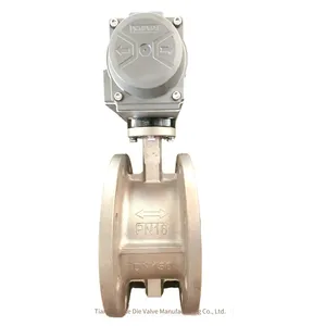 Jintaike Advantageously Supplies Stainless Steel 304 Pneumatic Flange Butterfly Valve D641x-10/16p, Compatible With Triplet thumbnail-1