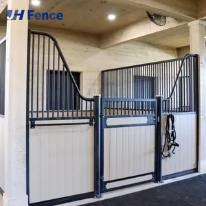 Horse Stall Stable Galvanize Farm Riding Horse Shelter Horse Stable Stall Whit Roof thumbnail-1