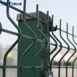 Outdoor Welded Wire Mesh Fence Panel - High-Quality PVC Coated 3D Design thumbnail-4