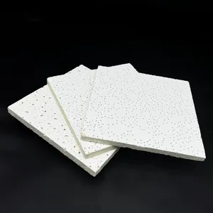 12-20mm Thick Mineral Wool Fiber Board for Acoustic Ceiling Tiles thumbnail-5