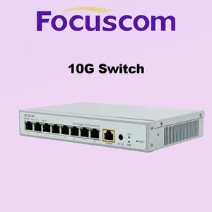 L3 Managed 10G Network Switch, 8-Port 10G Base-T RJ45 Ethernet Switch, High-Performance Enterprise Core/Aggregation Layer Switch Focuscom S5720-8H thumbnail-2