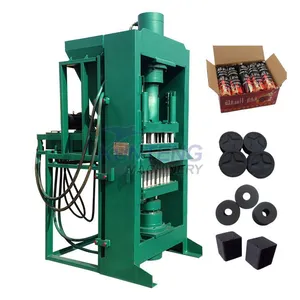 Uganda Small Scale Wood Charcoal Briquette Press Making Machine Farm Compressed Charcoal Machine EPC thumbnail-1