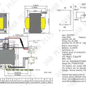 EI86*50 Heavy Duty Flyback Transformer With 1-Year Warranty and MTR thumbnail-4