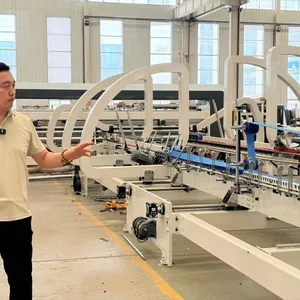Intelligent Speed Regulation Box Making Glue Stitch Integrated Machine thumbnail-5
