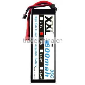 XXL High Capacity Rechargeable Lipo Battery 3600mah 11.1V for RC Model thumbnail-3