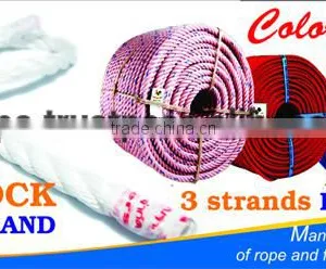PP / PolypropylenePolypropylene High Quality 3 Strands Braided Rope With UV Protection and Waterproof thumbnail-1