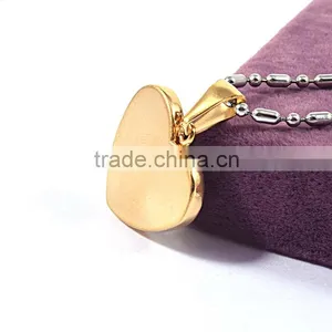 Trending Hot Products 2016 Engravable Stainless Steel Heart Pendant thumbnail-5