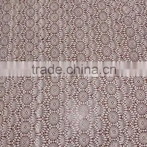 2016 Lace With Flower for Garment Accessory / Cotton Embroidery Water Soluble Full Lace Fabric thumbnail-3