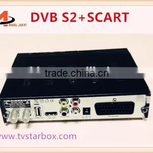 Scart Dvb s2 Mini hd Dvb s2 Satellite Receiver for Middlesast thumbnail-1