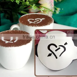 Metal Stainless Steel Coffee Stencil thumbnail-1