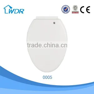 Comfortable HQ Soft Closing Hotel Custom China Oval One Piece Human Plastic Toilet Seats thumbnail-6