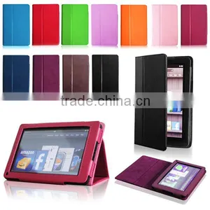 Hot Sale PU Leather Cases for Kindle Fire Leather Case thumbnail-1