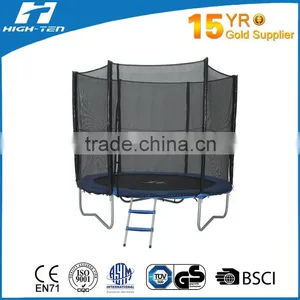 6-8FT Trampoline With Enclosure Outside thumbnail-1