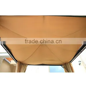 Luxury Villas Square Large Mosquito Net With Modern Outdoor Aluminum Gazebo thumbnail-6
