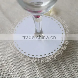 Wedding Party Decoration Place Card on the Bottom of Wine Glass WC-1 thumbnail-5