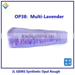 Wholesale Synthetic Uncut Rough Raw Material Opal With High Quality For Sale thumbnail-1