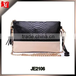 Fashion Women Designer Snake Grain PU Material Clutch Bag thumbnail-1