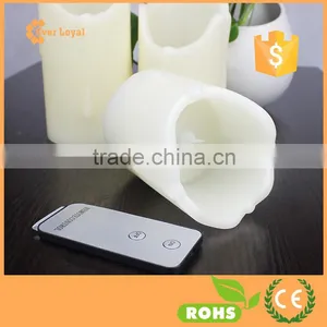 3pcs Wireless Remote Control Battery Operated Led Flameless Candles Lights Set thumbnail-5