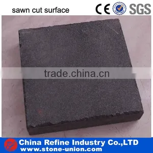 Black Basalt Sawn Cut Surface Tile&slab&countertop Wall Cladding thumbnail-1