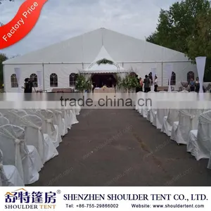 15x25m Wedding Marquee With Clear Sidewall Around thumbnail-1