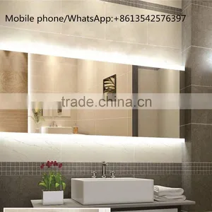 Custom Sizing Luxury Rectangle Bathroom Wall LED Backlit Mirror With Demister thumbnail-3