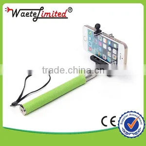 Colorful Wired Mobile Phone Extendable Selfie Stick Monopod thumbnail-3