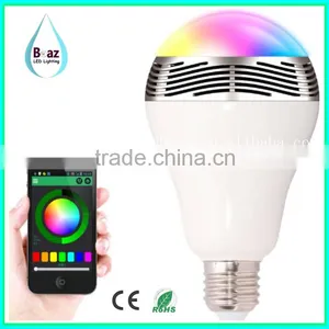 Cool Warm Color Changing Smart Music Bluetooth Speaker Bulb thumbnail-3