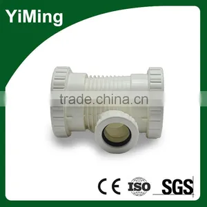 YiMing Pvc Screw Erasure Reducer Tee thumbnail-1