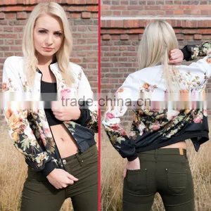 3D Emoji Printing Hot Fashion Girl Emoji Bomber-jacket Little Moq to Custom thumbnail-5