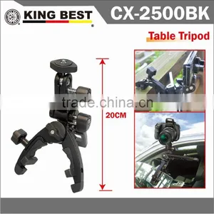KINGBEST CX-2500BK Table Metal Tripod / Flexible Tripod / Clamp Tripod / Metal Clamp Tripod / Tripod / King Best Tripod thumbnail-1