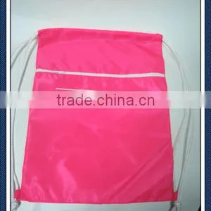 Good Quality Polyester Promotional Drawstring Backpack Bag thumbnail-1