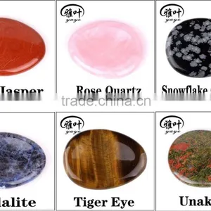 Bulk Wholesale Yellow Tiger Eye Gems Stones Worry Stones for Body Therapy thumbnail-6