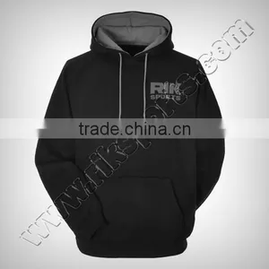 Men Hoodie Black Color Produced With 100% Cotton Excellent & Durable Quality Fabric, thumbnail-1